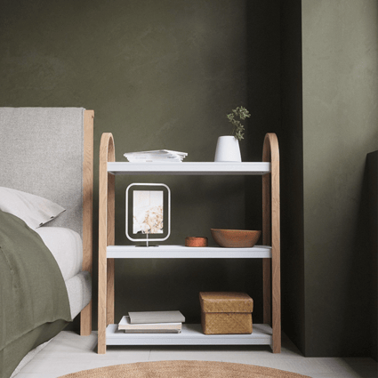 Ράφι Τριών Επιπέδων Bellwood Freestand White Natural  Umbra